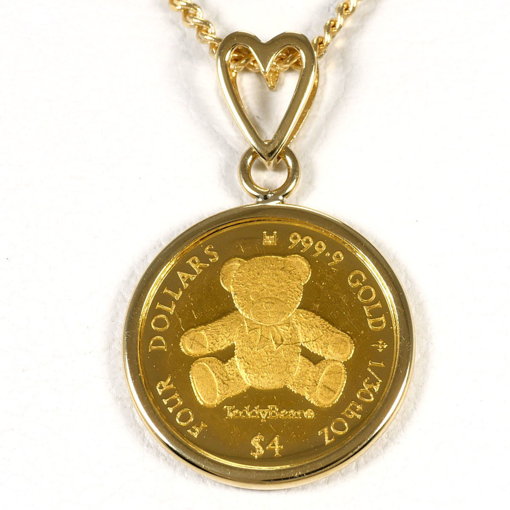K24 24K YG Yellow Gold Necklace, 1.30oz (4.2g total weight), 44cm length, Jew...